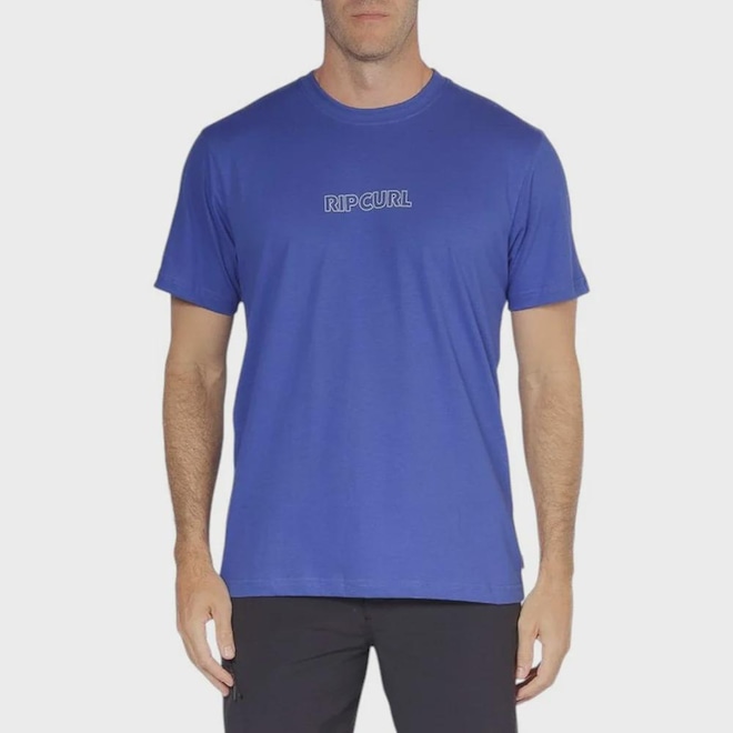 Camiseta Rip Curl Eletric Cobalt Masculina - Foto 1