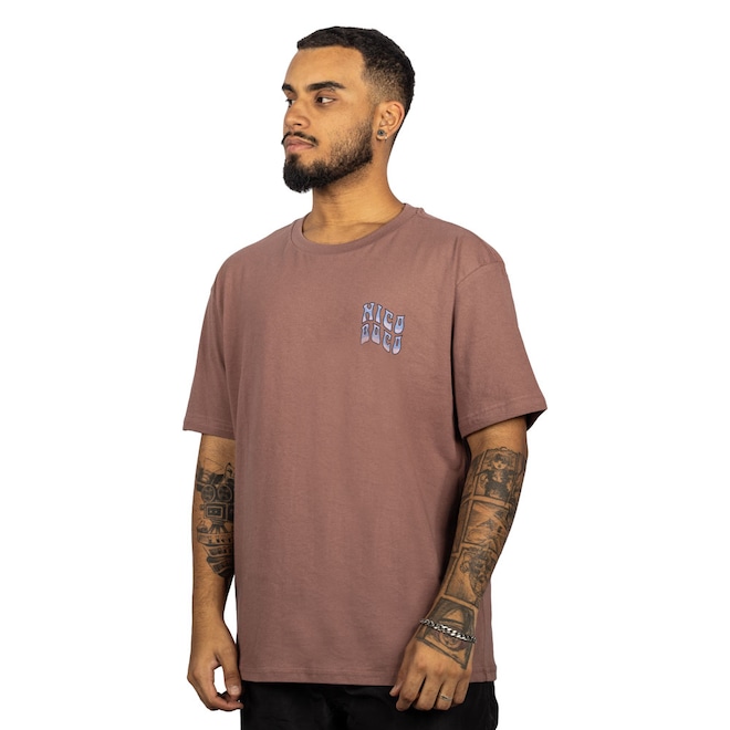 Camiseta Nicoboco Acqua Masculina - Foto 1