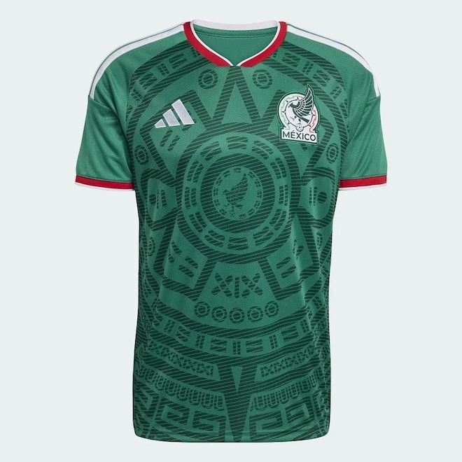 Camisa da Seleção Nacional do México I 26/27 adidas Masculina - Foto 1