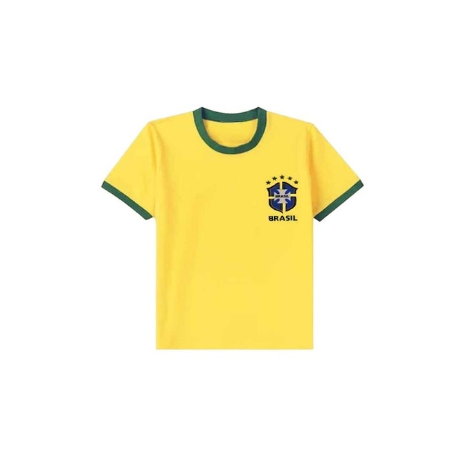 Camisa do Brasil Fofuxinhos Infantil - Foto 1