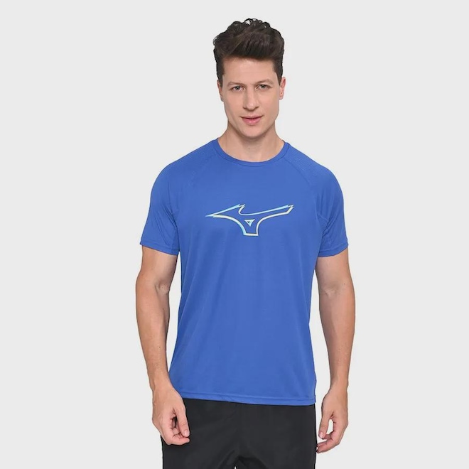 Camiseta Mizuno Run Easy 4 Masculino - Foto 1