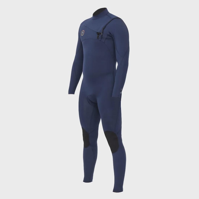 Long John Vissla Seven Seas 3/2 Chest Zip Naval Importado Masculino - Foto 1