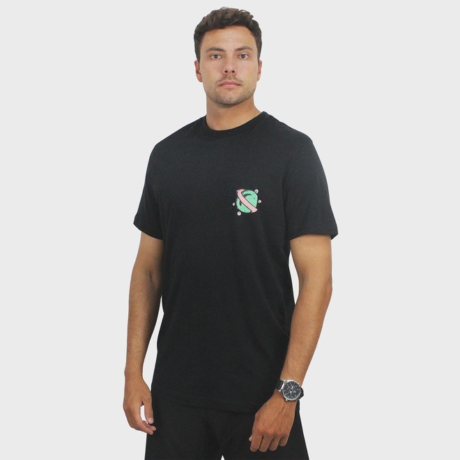 Camiseta Lost x Bob Esponja Crazy Gang - Masculina - Foto 1