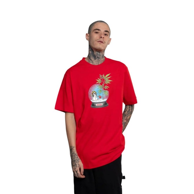 Camiseta Oversize Vextor Snow Globe Manga Curta Masculina - Foto 1