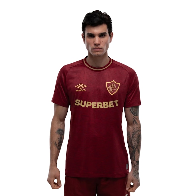 Camisa do Fluminense Umbro Oficial 3 Torcedor 2025 - Masculina - Foto 1