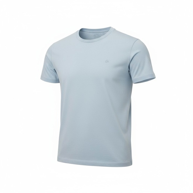 Camiseta Básica Algodão Dx Bordado - Masculino - Foto 1