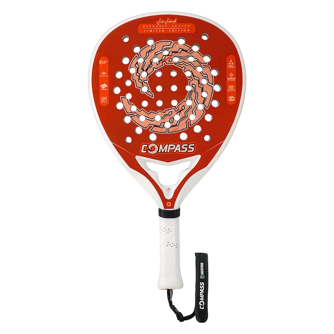 Raquete Padel Compass JJ Limited Edition 16k Júlio Julianoti - Foto 1