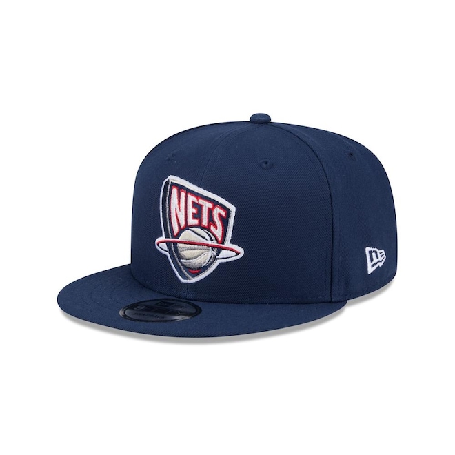Boné New Era 9Fifty New Jersey Nets NBA Hardwood Masculino - Foto 1