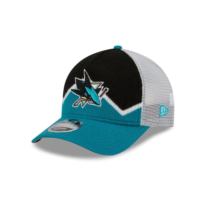 Boné New Era 9Forty M-Crown A-Frame San Jose Sharks NHL Masculino - Foto 1
