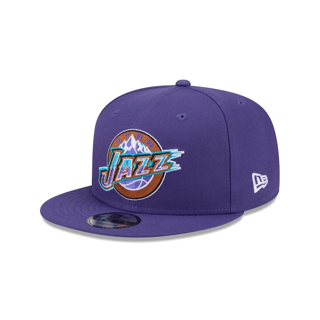 Boné New Era 9Fifty Utah Jazz NBA Hardwood Masculino - Foto 1