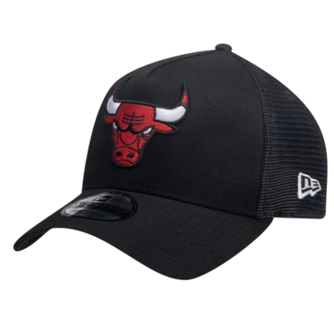 Boné New Era 940 A-Frame Chicago Bulls Mix League Script Masculino - Foto 1