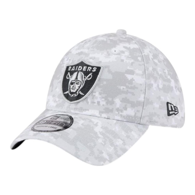 Boné New Era 3930 Las Vegas Raiders Salute Service 25 - Foto 1