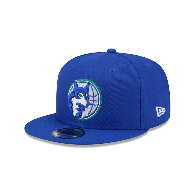 Boné New Era 9Fifty Minnesota Timberwolves NBA Hardwood Masculino - Foto 1