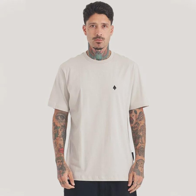 Camiseta Regular MCD Caveira Arame - Masculina - Foto 1