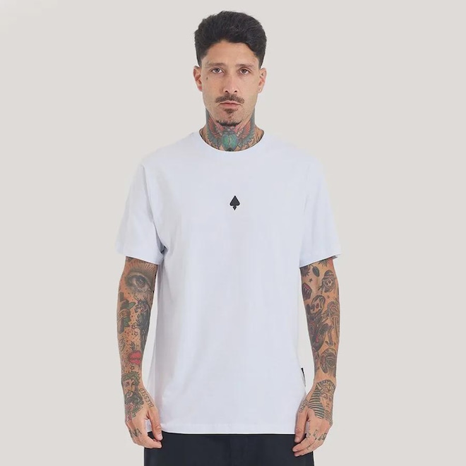 Camiseta Regular MCD Caveira Cromada - Masculina - Foto 1