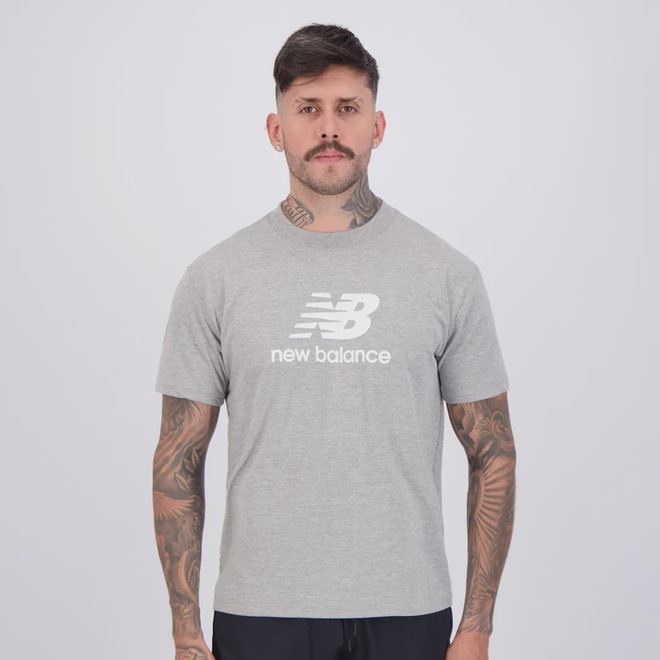 Camisa New Balance Essentials Masculina - Foto 1