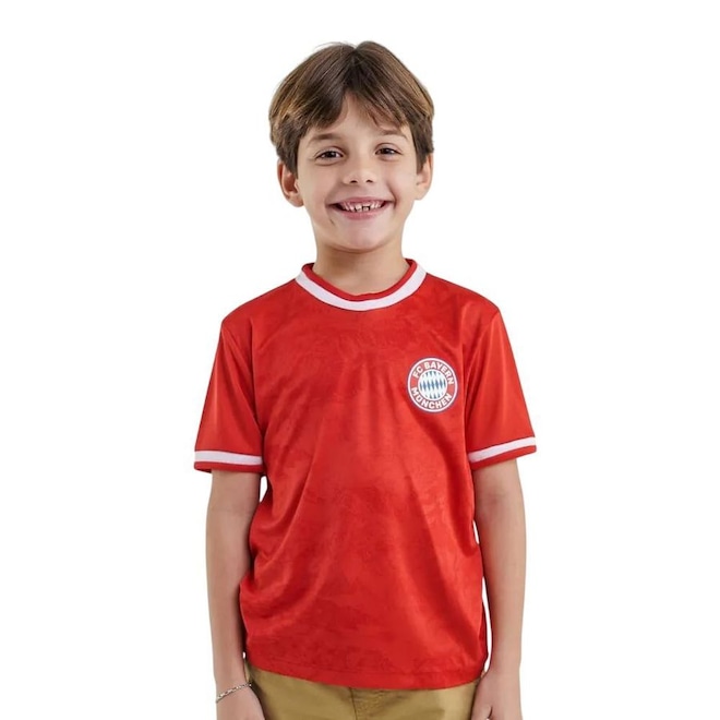Camiseta Braziline Bayern de Munique Lark Infantil - Foto 1