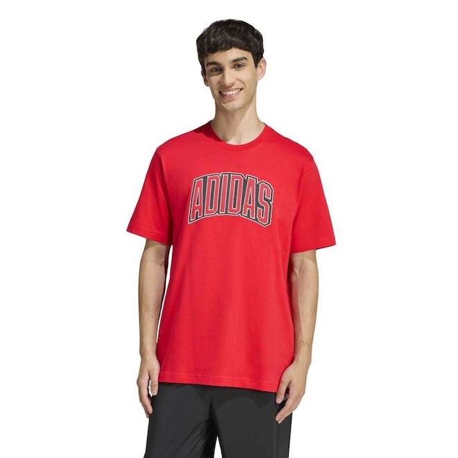 Camiseta Adidas Stadium Colleg Masculina - Foto 1