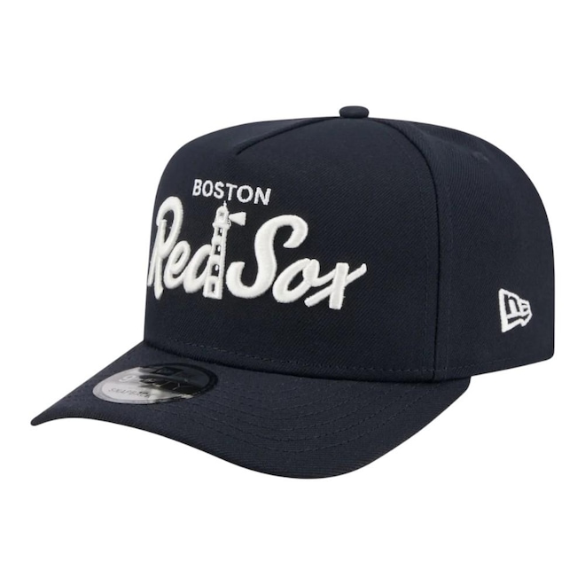 Boné New Era 950 A-Frame Boston Red Sox Local Play Masculino - Foto 1