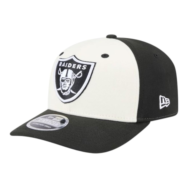 Boné New Era 970 Las Vegas Raiders Stretch Snap Masculino - Foto 1