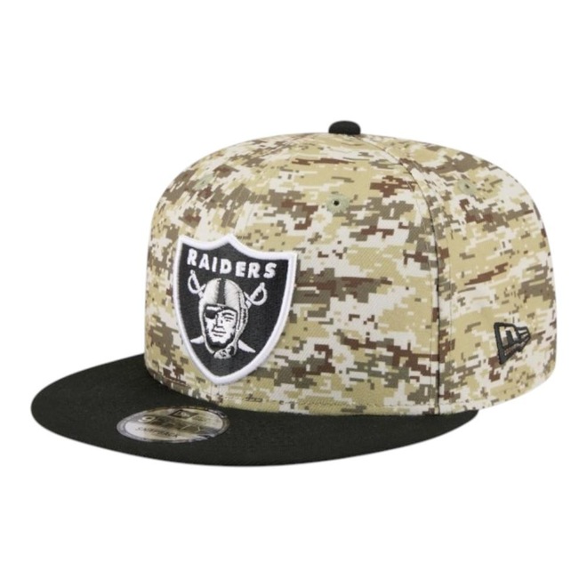 Boné New Era 950 Militar Las Vegas Raiders Salute Service 25 Masculino - Foto 1
