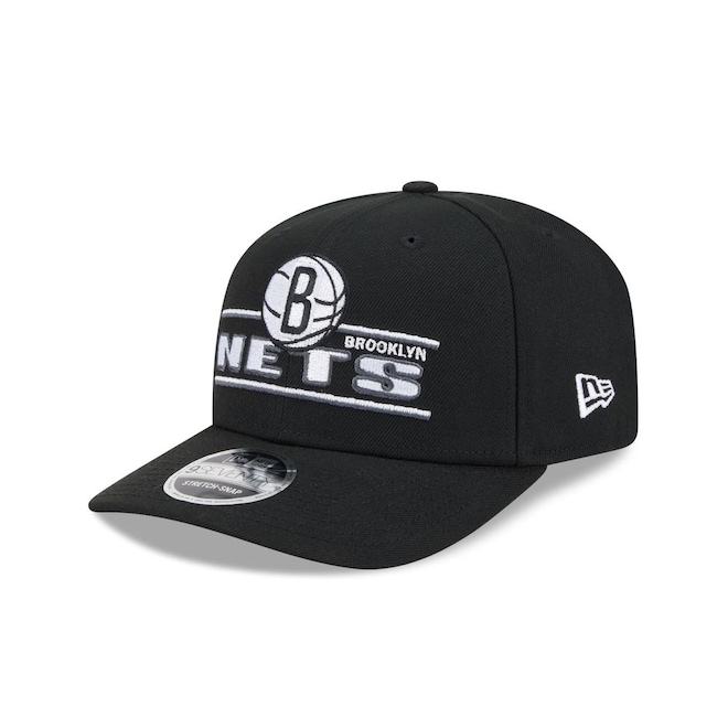 Boné New Era 9Seventy Stretch Snap Brooklyn Nets NBA Masculino - Foto 1