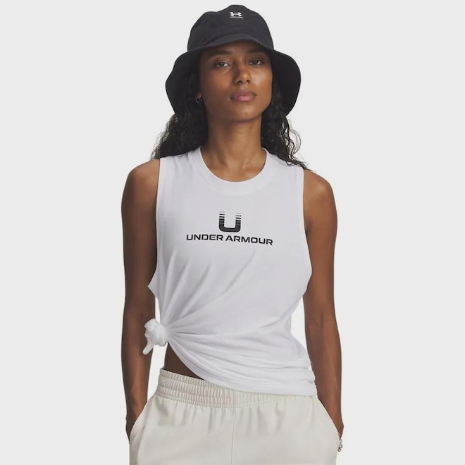 Camiseta Regata de Treino Under Armour Varsity U Feminina - Foto 1