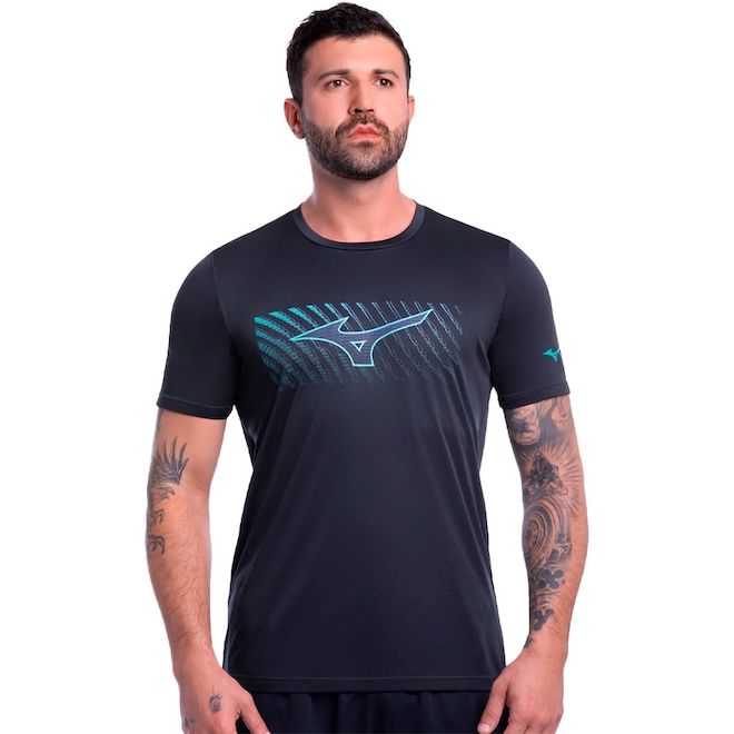 Camiseta Mizuno Energy Stamp Masculina - Foto 1