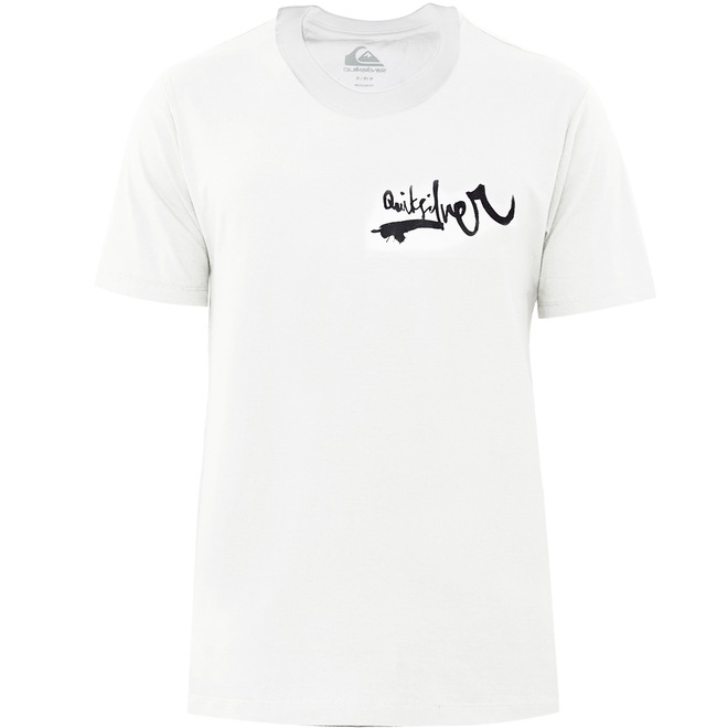 Camiseta Quiksilver Impaired Logo DNA Masculina - Foto 1
