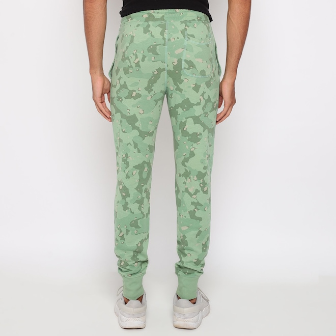 Calça Fleece Champion Aop Global Explorer French Terry Jogger Masculina - Foto 1