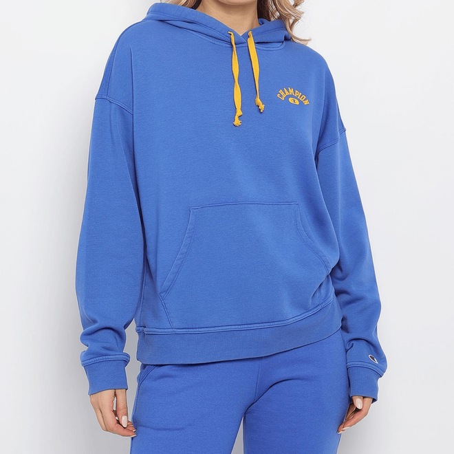 Blusão de Moletom Champion Relaxed Fleece Dye Crew Feminino - Foto 1