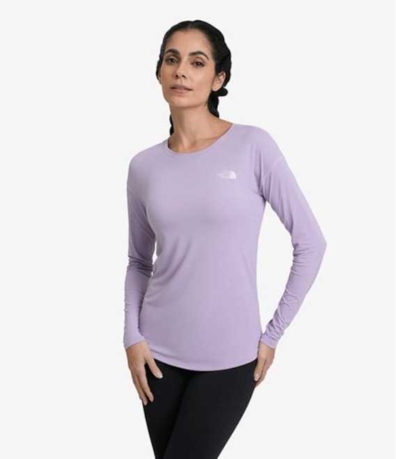 Camiseta Feminina Hyper Tee Manga Longa The North Face - Foto 1