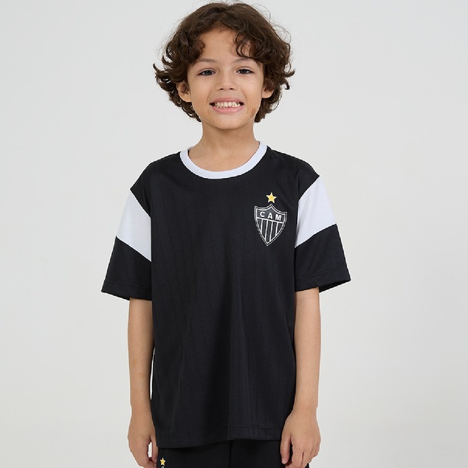 Camisa Do Atlético Mineiro Estremecer Braziline - Infantil - Foto 1