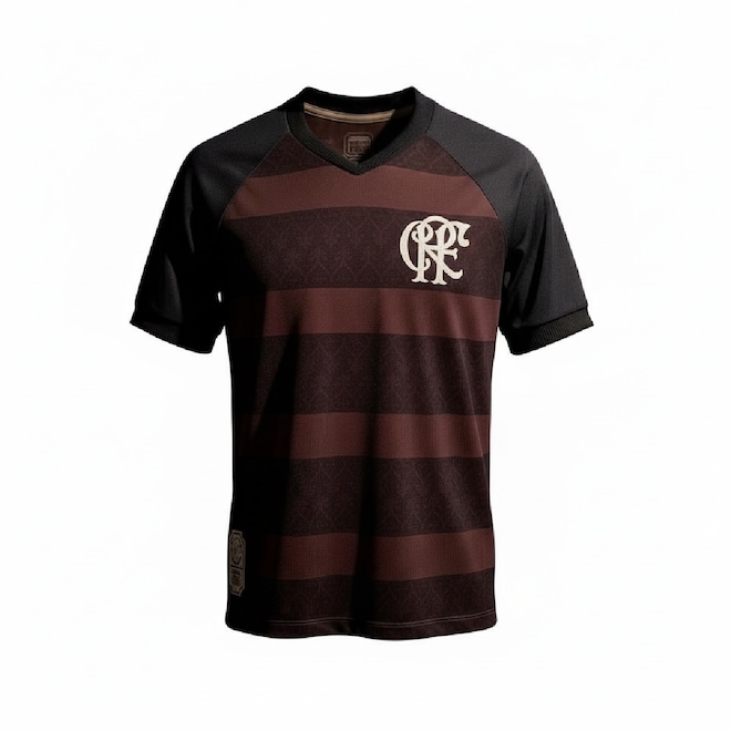 Camisa do Flamengo Consciência Negra Diamante Braziline - Infantil - Foto 1