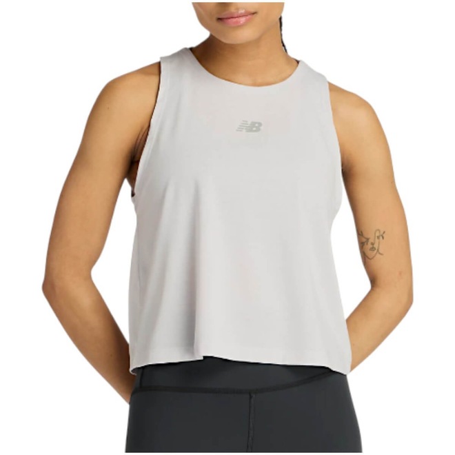 Camiseta Regata New Balance Drapey Feminina - Foto 1