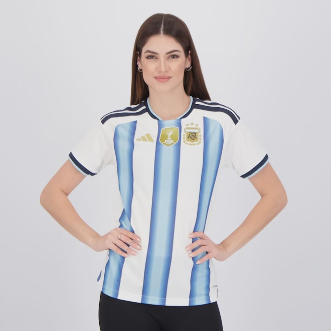 Camisa Argentina Home 2026 adidas Feminina - Foto 1