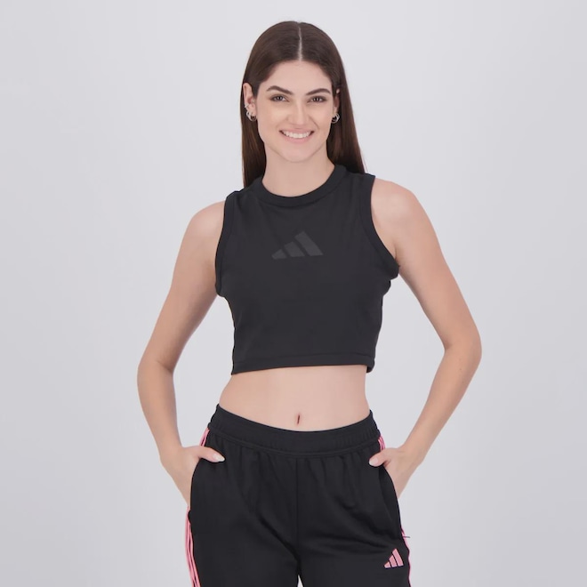 Cropped adidas W.Z.N.E TNK Feminina - Foto 1