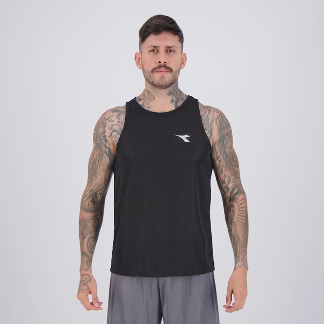 Camiseta Regata Diadora Logo Masculina - Foto 1