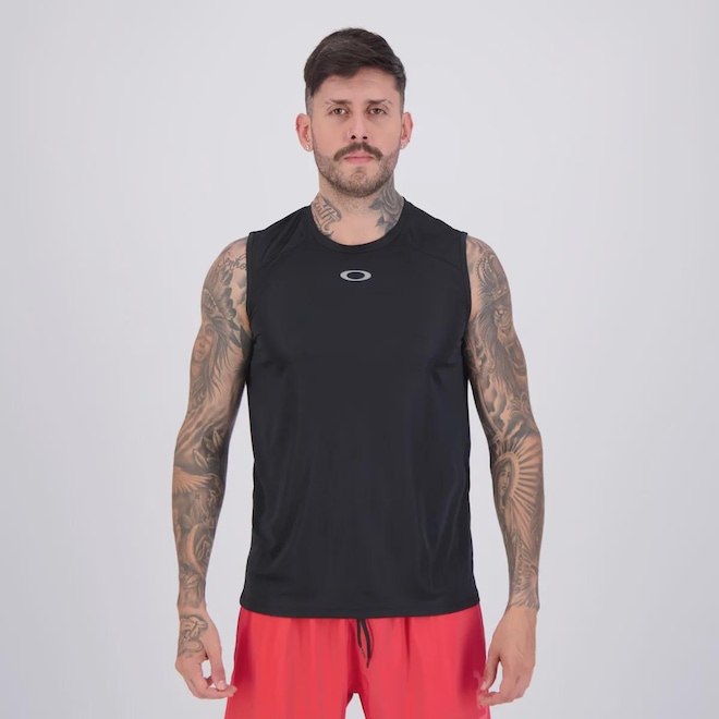 Camiseta Regata Oakley Wave Tank Masculina - Foto 1