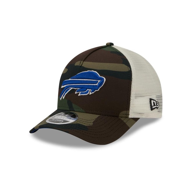 Boné New Era 9Forty M-Crown A-Frame Buffalo Bills NFL Salute Service 2025 Masculino - Foto 1