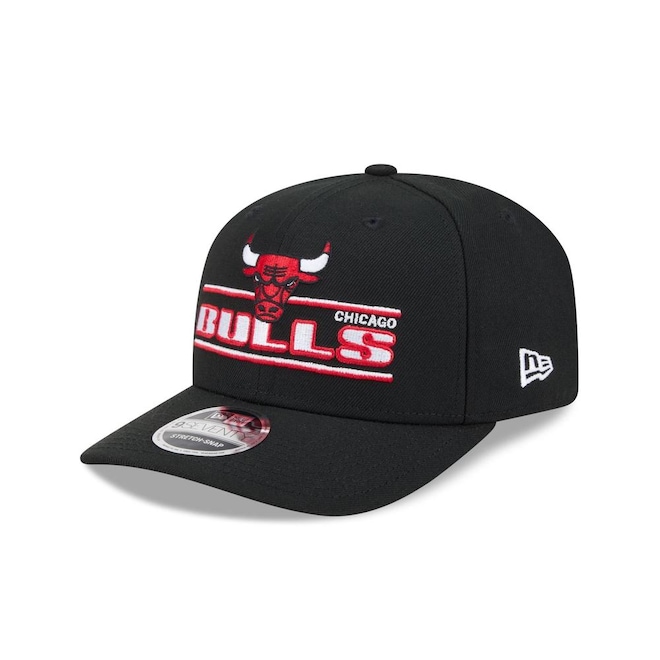 Boné New Era 9Seventy Stretch Snap Chicago Bulls NBA Masculino - Foto 1