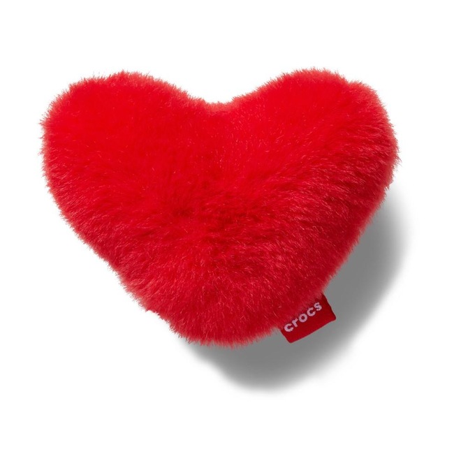 Jibbitz Crocs Coração Pelúcia - Foto 1