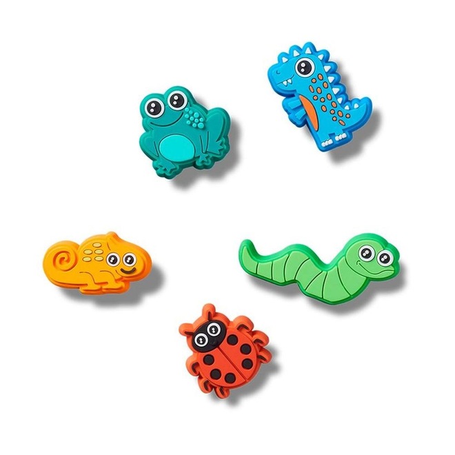 Jibbitz Crocs Animal Brilhante Pack com 5 Peças - Foto 1