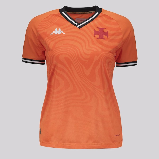 Camisa do Vasco Goleiro 25/26 Kappa Feminina - Foto 1