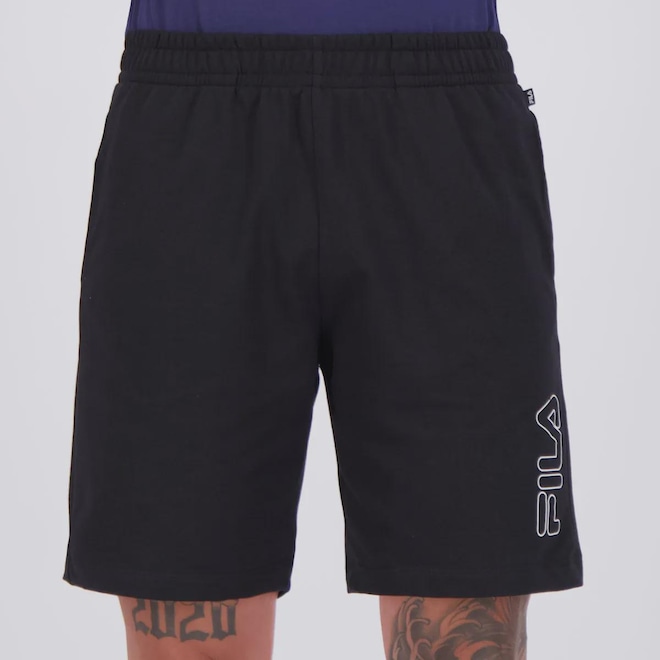 Bermuda Fila Outline Light Masculina - Foto 1
