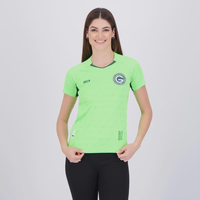 Camisa Gr33n Goiás Goleiro 2023 Feminina - Foto 1