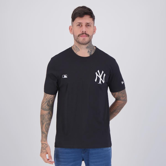 Camiseta New Era MLB New York Yankees I Masculina - Foto 1