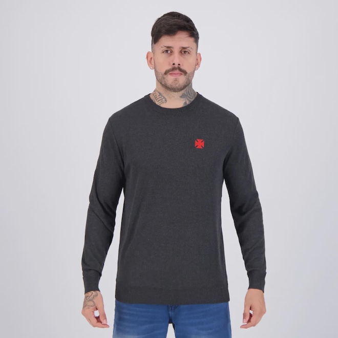 Blusão Moletom Pullover Vasco Conto Masculino - Foto 1