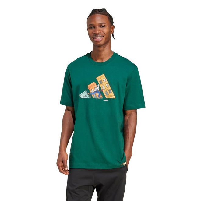 Camiseta adidas Doodle Hunt Skate Masculina - Foto 1