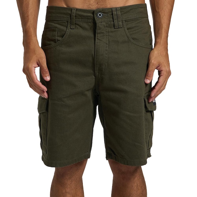 Bermuda Hurley Sarja Cargo SM26 Masculina Militar - Foto 1